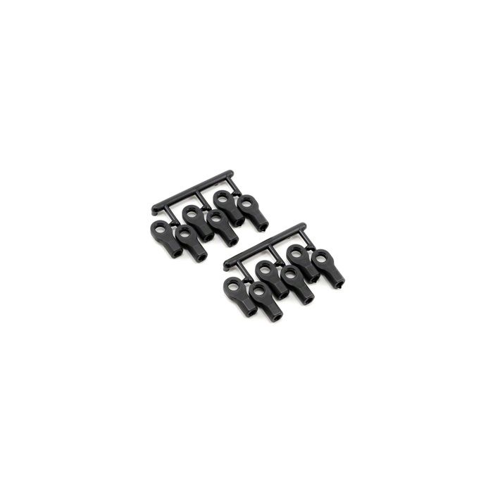 RPM Traxxas Short Rod Ends - Black (12) RPM Traxxas Short Rod Ends - Black (12)