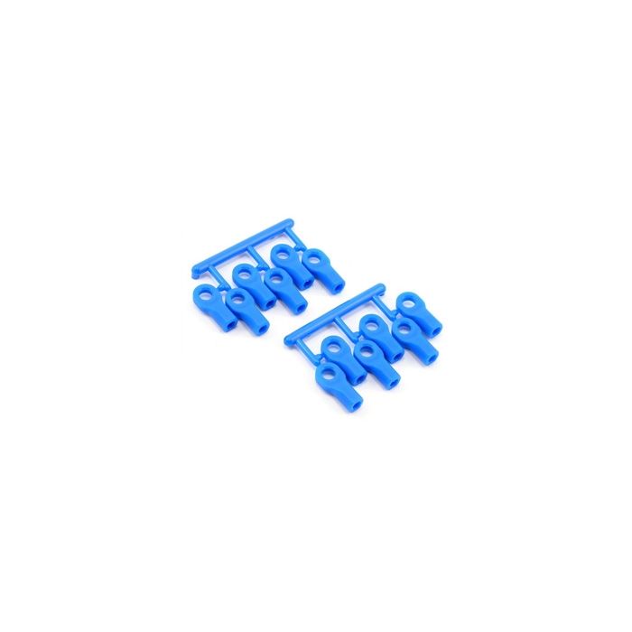 RPM Traxxas Short Rod Ends - Blue (12) RPM Traxxas Short Rod Ends - Blue (12)