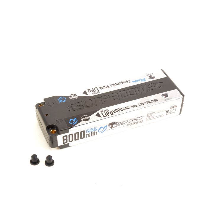 Sunpadow LiPo 8000-2S2P-7.4V-130C Stick Platin (SUJA0032) Sunpadow LiPo 8000-2S2P-7.4V-130C Stick Platin (SUJA0032)