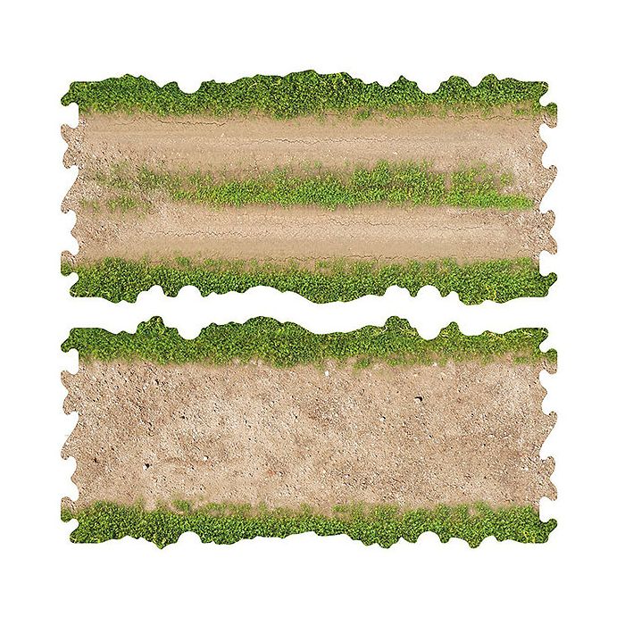 Crawler Park 2 X Dirt And Grass Straights For 1/24 Rc Crawler Park (TWDTRK004) Crawler Park 2 X Dirt And Grass Straights For 1/24 Rc Crawler Park (TWDTRK004)