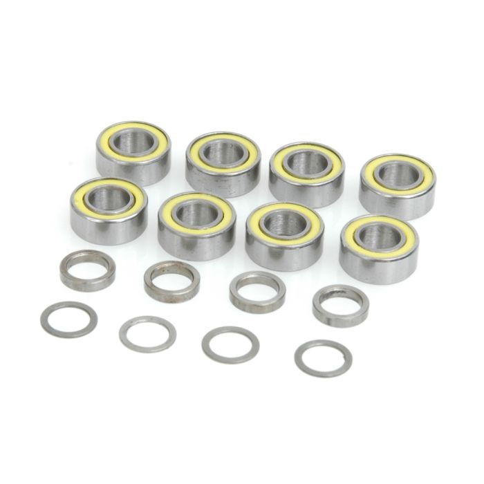 Schumacher Wheel Bearings 5x10x4 Shield +Shim Set (8pcs) Schumacher Wheel Bearings 5x10x4 Shield +Shim Set (8pcs)