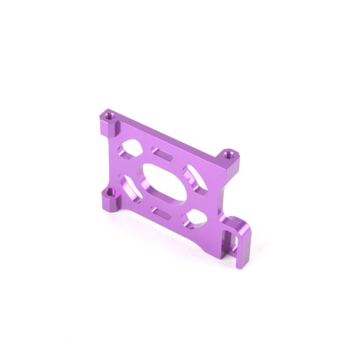 Schumacher Alloy Motor Mount; purple - Mi2 E.C. Schumacher Alloy Motor Mount; purple - Mi2 E.C.