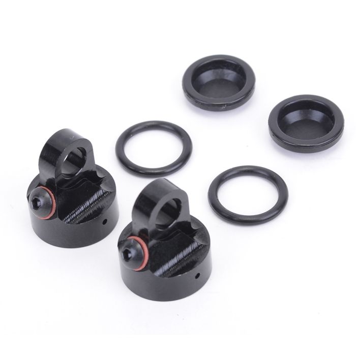 Schumacher Vented Shock Caps - Small Bore - (Pr)