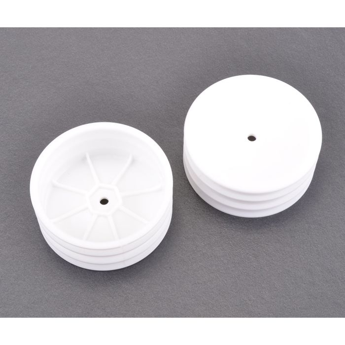 Schumacher Wheel; Hex Front - White - 2wd - pr Schumacher Wheel; Hex Front - White - 2wd - pr