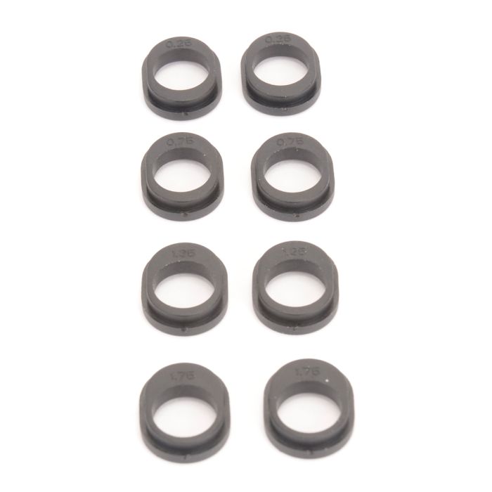 Schumacher Ride Height Adjusters- 0.25, 0.75, 1.25, 1.75 4prs