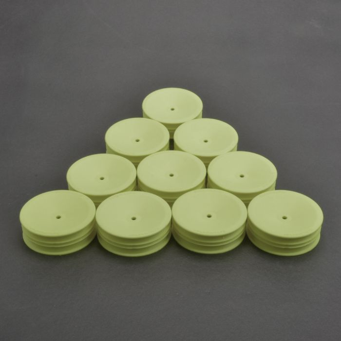 Schumacher Wheel Front Slim 2WD - Neon Yellow v2 - 5pr Schumacher Wheel Front Slim 2WD - Neon Yellow v2 - 5pr