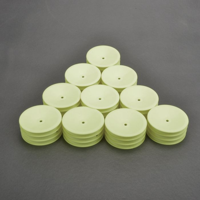 Schumacher Wheel Front Med 2WD-Neon Yellow v2 - 5pr Schumacher Wheel Front Med 2WD-Neon Yellow v2 - 5pr