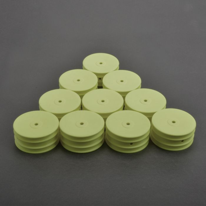 Schumacher Wheel Front 4WD - Neon Yellow v2 - 5pr