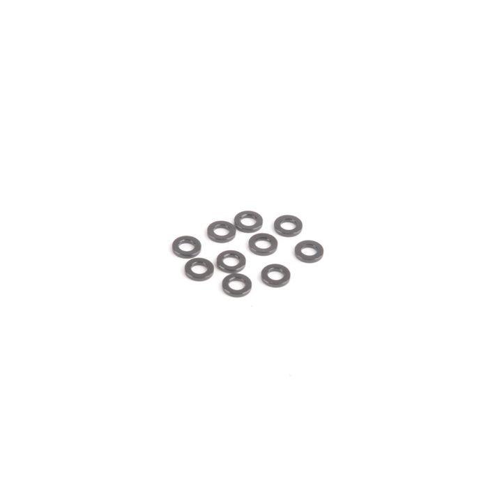 Schumacher M3 Black Alloy Washers 1.00mm (pk10) Schumacher M3 Black Alloy Washers 1.00mm (pk10)