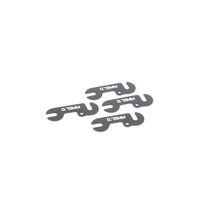 Schumacher Alloy Ride Height Spacer 0.75mm - Atom 2 (pk4) Schumacher Alloy Ride Height Spacer 0.75mm - Atom 2 (pk4)