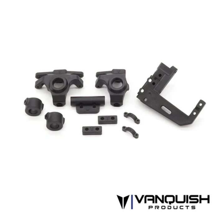 Vanquish H10 Hydro Front Axle Components - Blk (VPS08806) Vanquish H10 Hydro Front Axle Components - Blk (VPS08806)