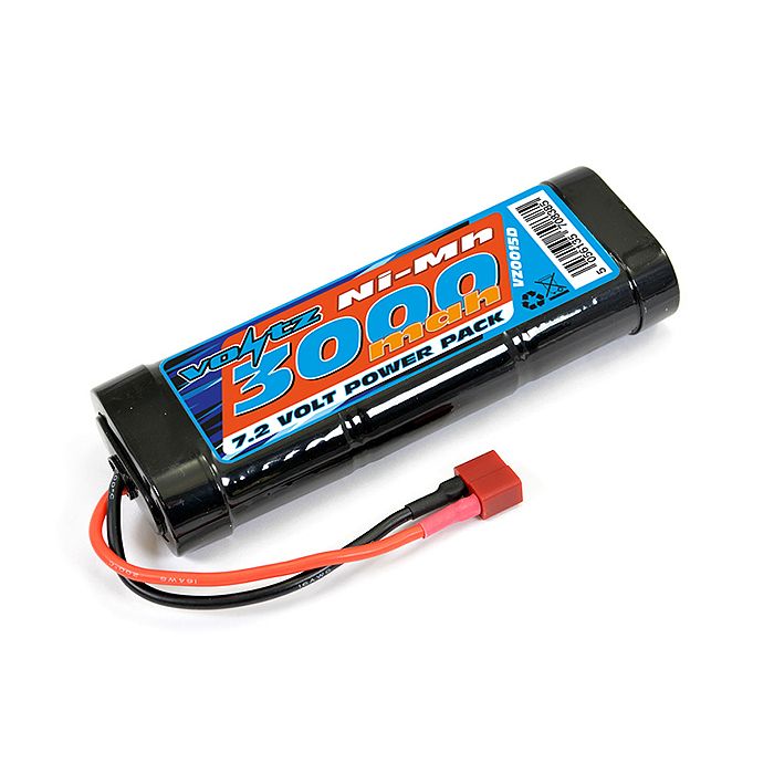 Voltz 3000mAh Stick Pack 7.2V W/Deans Connector (VZ0015D) Voltz 3000mAh Stick Pack 7.2V W/Deans Connector (VZ0015D)