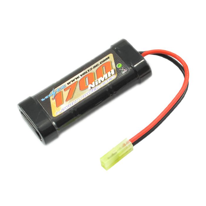 Voltz 6 Cell 1700mAh 7.2V NiMH Stick Battery W/ Mini Tamiya Plug (VZ0054) Voltz 6 Cell 1700mAh 7.2V NiMH Stick Battery W/ Mini Tamiya Plug (VZ0054)