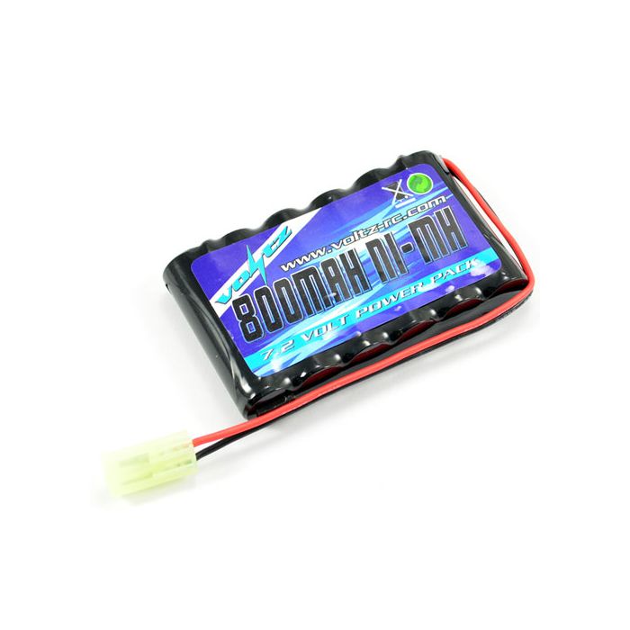 Voltz Hobby 7.2V 800mAh Flat AA Battery Mini Tamiya Plug (VZ0064)