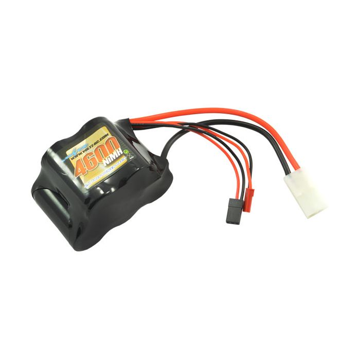 Voltz 4600mAh 6.0V NiMH RX Sub-C 1/5Th Hump Battery Pack W/BEC/JR Plug (VZ0131) Voltz 4600mAh 6.0V NiMH RX Sub-C 1/5Th Hump Battery Pack W/BEC/JR Plug (VZ0131)