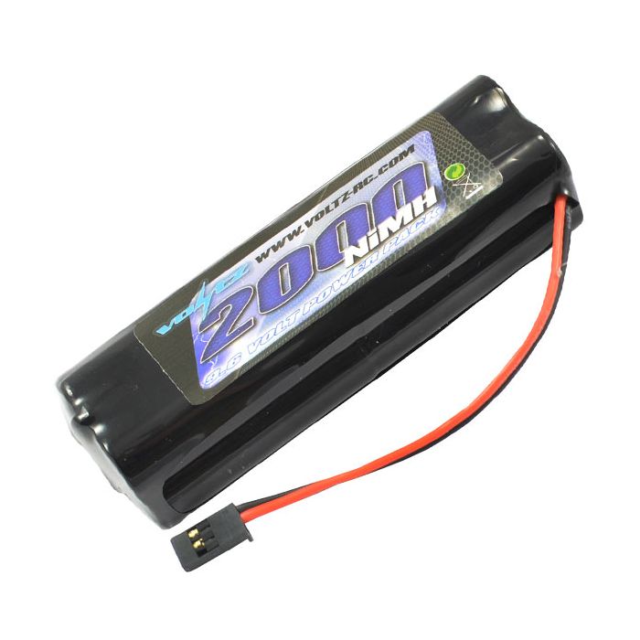 Voltz TX 9.6V 2000mAh NiMH Square Battery Pack W/Futaba Connector (VZ0181) Voltz TX 9.6V 2000mAh NiMH Square Battery Pack W/Futaba Connector (VZ0181)