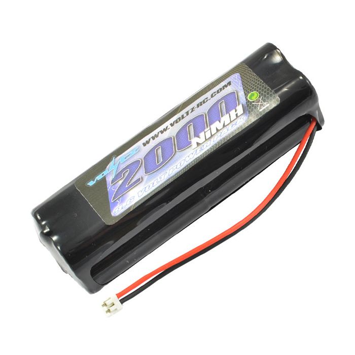 Voltz TX 9.6V 2000mAh NiMH Flat Battery Pack JR/Spectrum And Pulse Stick (VZ0182) Voltz TX 9.6V 2000mAh NiMH Flat Battery Pack JR/Spectrum And Pulse Stick (VZ0182)