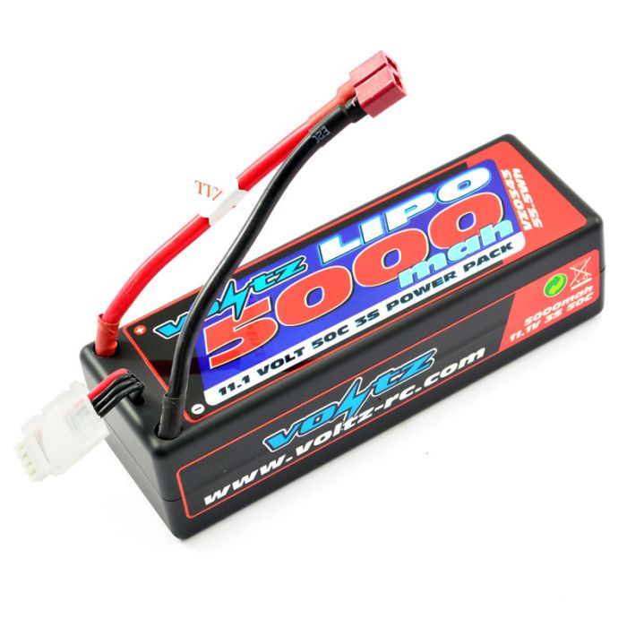 Voltz 5000mAh 3S 11.1V 50C Hardcase LiPO Stick Pack Battery (VZ0343) Voltz 5000mAh 3S 11.1V 50C Hardcase LiPO Stick Pack Battery (VZ0343)