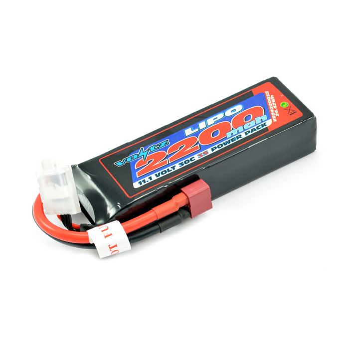 Voltz 2200mAh 3S 11.1V 30C LiPO Battery (VZ0422003S) Voltz 2200mAh 3S 11.1V 30C LiPO Battery (VZ0422003S)