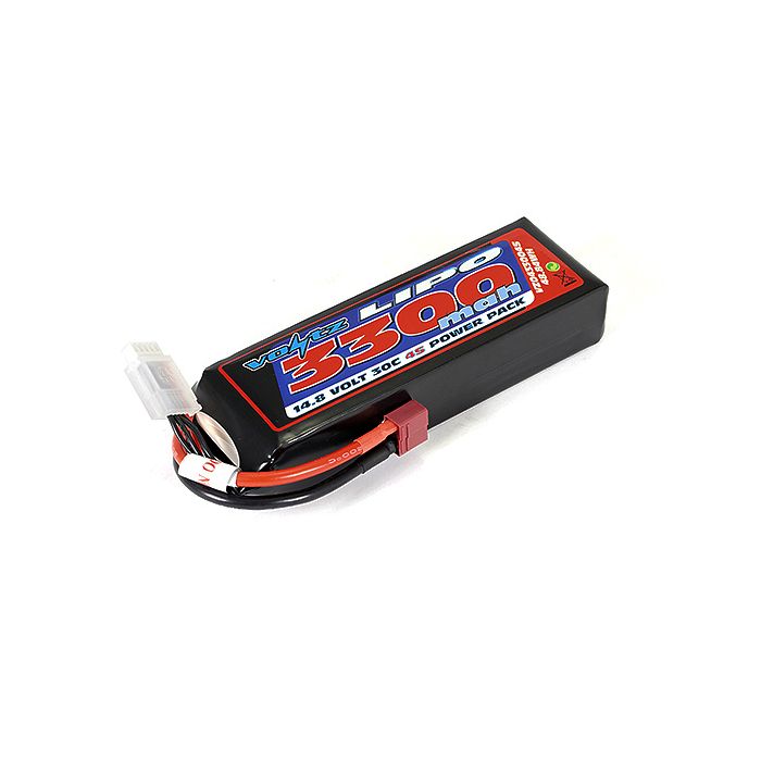 Voltz 3300mAh 14.8V 30C LiPO Battery (VZ0433004S) Voltz 3300mAh 14.8V 30C LiPO Battery (VZ0433004S)