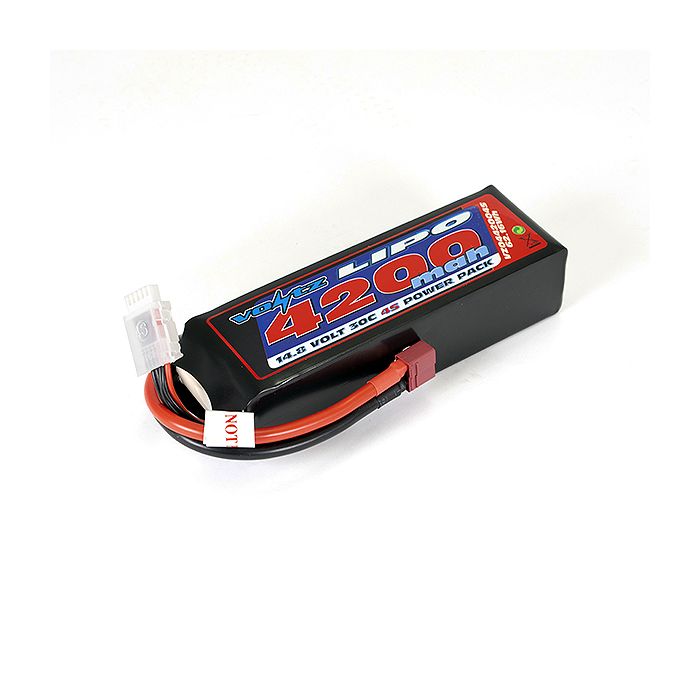 Voltz 4200mAh 14.8V 30C LiPO Battery (VZ0442004S) Voltz 4200mAh 14.8V 30C LiPO Battery (VZ0442004S)