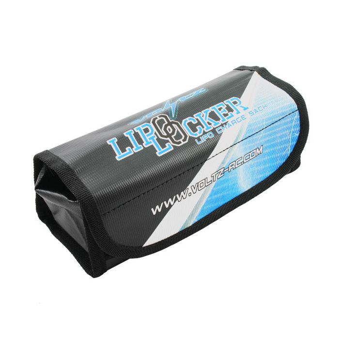 Voltz Charge Vault LiPO Locker Box/Bag 18.5cm X 7.5cm X 6cm (VZ1005)