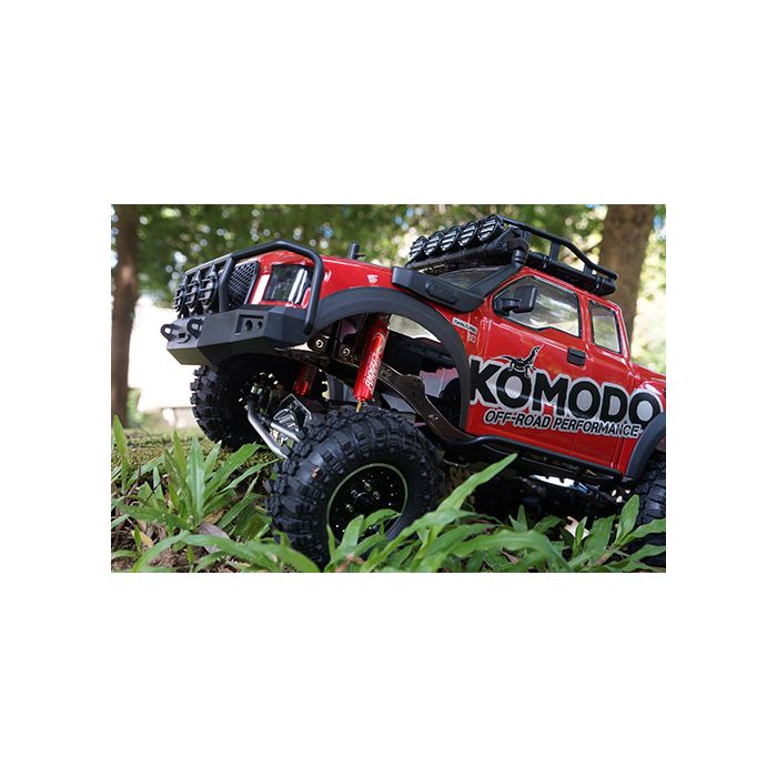 Yeah Racing 120mm Desert Lizard Two Stage Internal Spring Damper Pair Red (DDL-120RD)