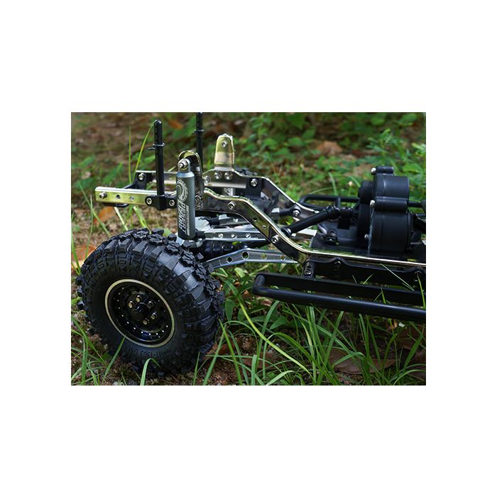 Yeah Racing 120mm Desert Lizard Two Stage Internal Spring Damper Pair Red (DDL-120RD)