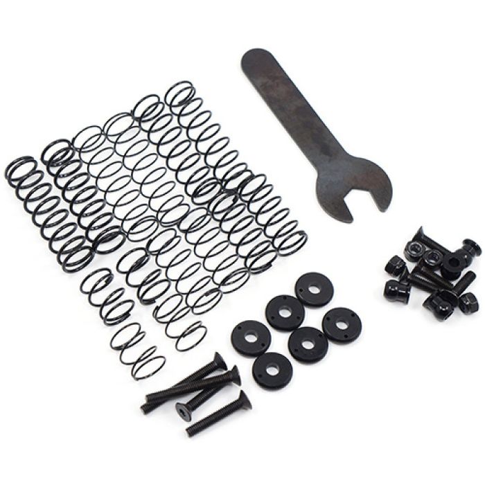 Yeah Racing 120mm Desert Lizard Two Stage Internal Spring Damper Pair Red (DDL-120RD)