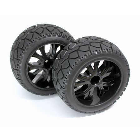Absima Wheel Set Buggy / Truggy"Street" black 1:10 (2) Absima Wheel Set Buggy / Truggy"Street" black 1:10 (2)