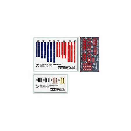 1/20 Tamiya F1 Seat Belt Set A 1970s/80s 1/20 Tamiya F1 Seat Belt Set A 1970s/80s