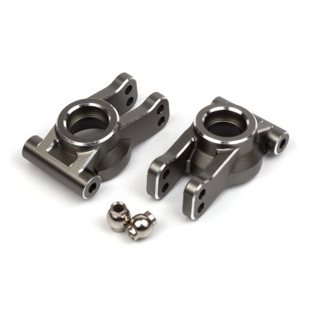 Maverick Aluminium Rear Hub Set (Grey/2pcs) (MV150488)
