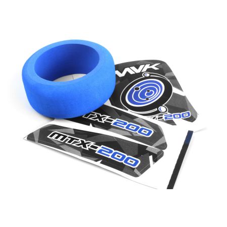 Maverick Transmitter Wheel Foam & Decals (Blue) (MV150551) Maverick Transmitter Wheel Foam & Decals (Blue) (MV150551)