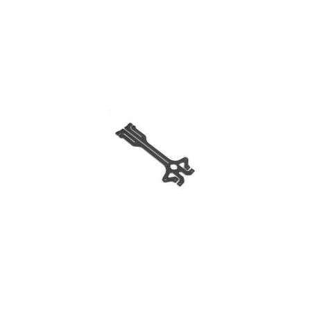 Xray T2 Adj. Upper Deck 2.5mm Graphite - Multi-Flex Technologyâ„¢ (XR301177)
