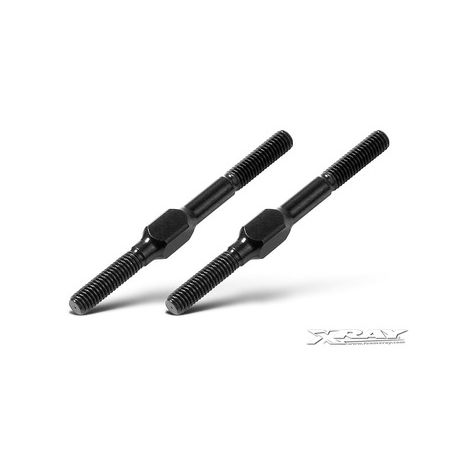 Xray Alu Adj. Turnbuckle M3 L/R 39 mm - Swiss 7075 T6 (2) (XR302612)