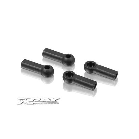 Xray Composite Ball Joint 4.9mm - Closed With Hole (4) (XR302665) Xray Composite Ball Joint 4.9mm - Closed With Hole (4) (XR302665)
