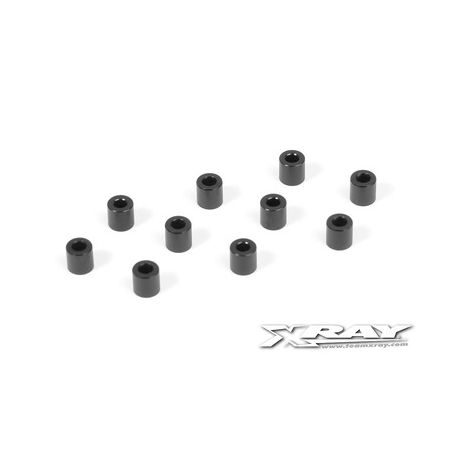 Xray Alu Shim 3X6X6.0mm - Black (10) (XR303128-K) Xray Alu Shim 3X6X6.0mm - Black (10) (XR303128-K)