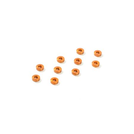 Xray Alu Shim 3X7X2.0mm - Orange (10) (XR303138-O) Xray Alu Shim 3X7X2.0mm - Orange (10) (XR303138-O)