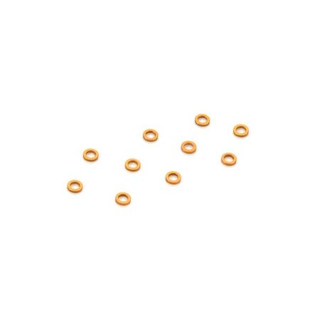 Xray Alu Shim 3X5X1.0mm - Orange (10) (XR303141-O)