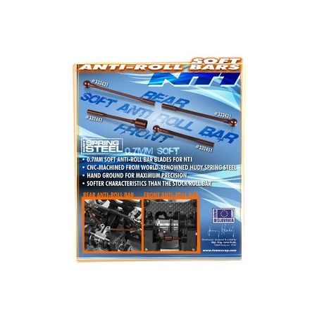 Xray Anti-Roll Bar Front Female 0.7mm - Hudy Spring Steel (XR332441) Xray Anti-Roll Bar Front Female 0.7mm - Hudy Spring Steel (XR332441)