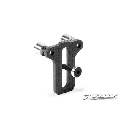 Xray Graphite Rear Body Centering Plate - Set (XR341381) Xray Graphite Rear Body Centering Plate - Set (XR341381)