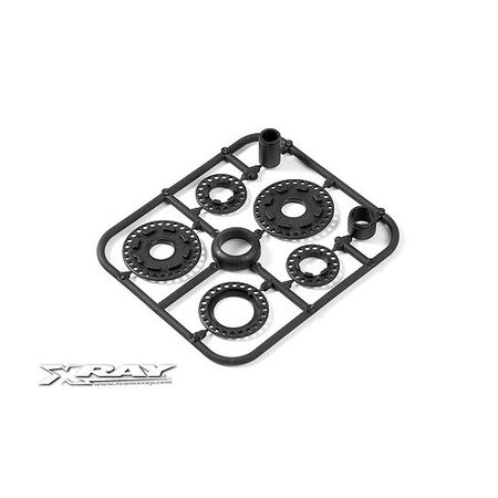Xray Composite Belt Pulley Cover Set (XR345800) Xray Composite Belt Pulley Cover Set (XR345800)