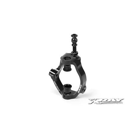 Xray Alu Caster Block 12Â° Right  - 3 Roll-Centers - Swiss 7075 T6 - Hard Coated (XR352272)