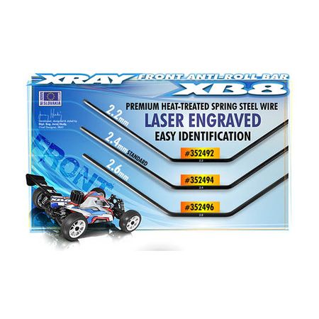 Xray XB8 Front Anti-Roll Bar 2.2mm (XR352492) Xray XB8 Front Anti-Roll Bar 2.2mm (XR352492)