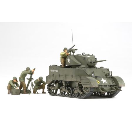 1/35 Tamiya M5A1 with 4 Figures (THC35313) 1/35 Tamiya M5A1 with 4 Figures (THC35313)