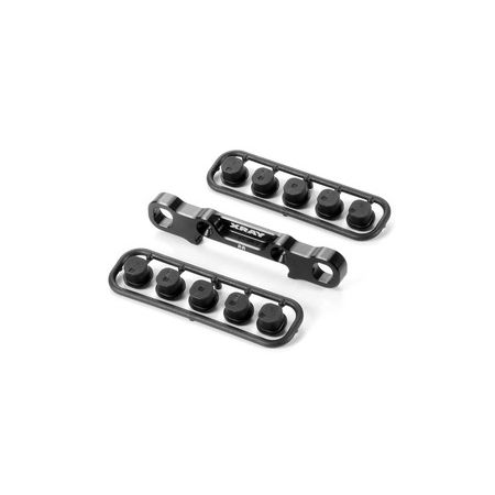 Xray XB8 Alu Rear Lower Susp. Holder - Rear - Rr - Swiss 7075 T6 (XR353325)