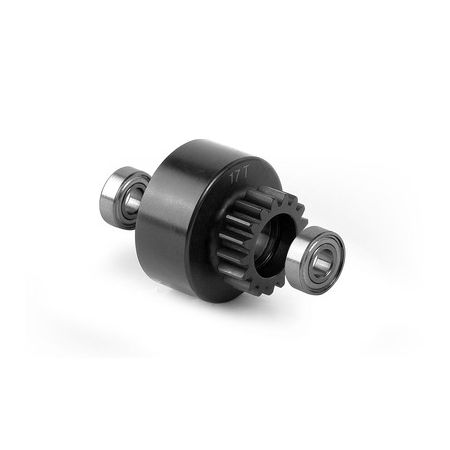 Xray Clutch Bell 17T With Oversized 5X12X4mm Ball-Bearings - V2 (XR358527) Xray Clutch Bell 17T With Oversized 5X12X4mm Ball-Bearings - V2 (XR358527)