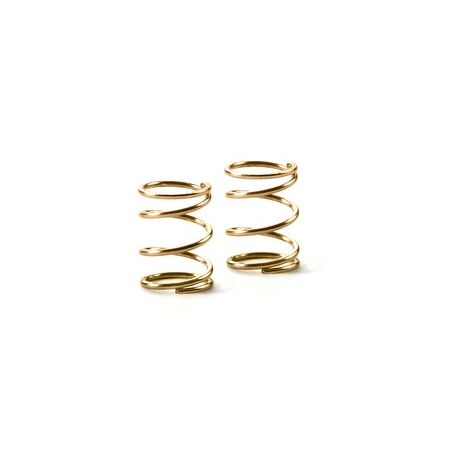 Xray Spring 4.25 Coils 3.6X6X0.4mm; C=1.5 - Gold (Soft) (2) (XR372176)