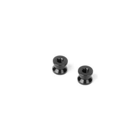Xray Alu Mount 6.0mm - Black (2) (XR376366-K) Xray Alu Mount 6.0mm - Black (2) (XR376366-K)