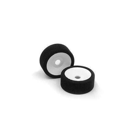 Xray Front Foam Tire Mounted With Hex Hub (50Deg) - Hard (XR389546)